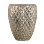 Candleholder 13 x 13 x 18 cm Crystal Golden by BigBuy Home, Candelabras and candle holders - Ref: S8802638, Price: 44,85 €, D...