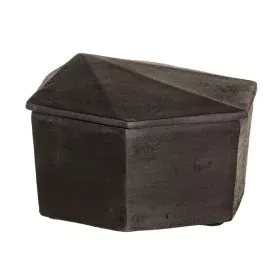 Caja Multiusos Gris Aluminio 15 x 15 x 9 cm de BigBuy Home, Cajas y arcones de almacenaje - Ref: S8802645, Precio: 24,03 €, D...