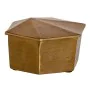 Caja Multiusos Dorado Aluminio 19 x 19 x 10 cm de BigBuy Home, Cajas y arcones de almacenaje - Ref: S8802646, Precio: 32,67 €...