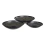 Centerpiece Black 35 x 35 x 9 cm (3 Pieces) by BigBuy Home, Ornaments - Ref: S8802663, Price: 31,70 €, Discount: %