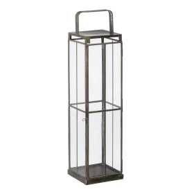 Bougeoir 16 x 16 x 64 cm Verre Doré Métal de BigBuy Home, Bougeoirs et chandeliers - Réf : S8802675, Prix : 56,64 €, Remise : %