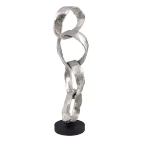 Figura Decorativa 21 x 15 x 63 cm Negro Plata de BigBuy Home, Adornos - Ref: S8802678, Precio: 59,65 €, Descuento: %