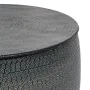 Side table 66 x 66 x 34,5 cm Black Aluminium (3 Units) by BigBuy Home, Tables - Ref: S8802696, Price: 340,32 €, Discount: %