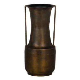 Vase Doré Métal 20 x 20 x 44 cm de BigBuy Home, Vases - Réf : S8802722, Prix : 37,84 €, Remise : %