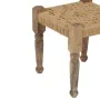 Banqueta Madeira 40 x 40 x 40 cm Fibra natural de BigBuy Home, Cadeiras - Ref: S8802760, Preço: 64,14 €, Desconto: %