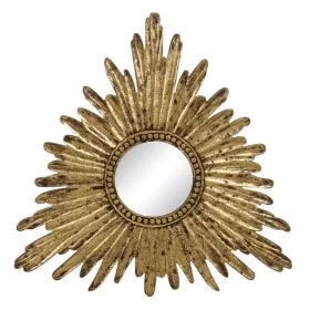 Wall mirror 90 x 1,75 x 90 cm Golden DMF by BigBuy Home, Wall-Mounted Mirrors - Ref: S8802768, Price: 102,55 €, Discount: %