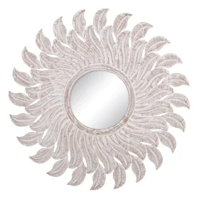 Wall mirror 80 x 1,75 x 80 cm White DMF by BigBuy Home, Wall-Mounted Mirrors - Ref: S8802775, Price: 58,15 €, Discount: %