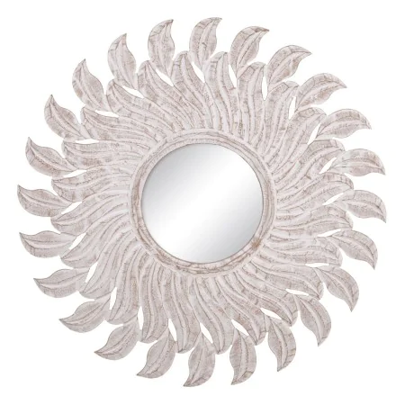 Wall mirror 80 x 1,75 x 80 cm White DMF by BigBuy Home, Wall-Mounted Mirrors - Ref: S8802775, Price: 55,83 €, Discount: %