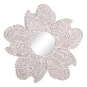 Miroir mural 80 x 1,75 x 80 cm Blanc DMF de BigBuy Home, Miroirs muraux - Réf : S8802776, Prix : 93,32 €, Remise : %