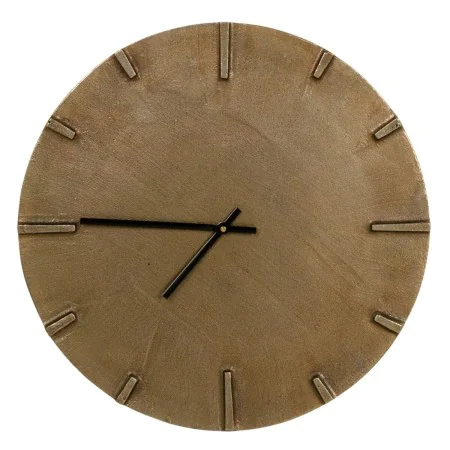 Reloj de Pared 38 x 1 x 38 cm Dorado Aluminio de BigBuy Home, Relojes de pared - Ref: S8802786, Precio: 39,02 €, Descuento: %