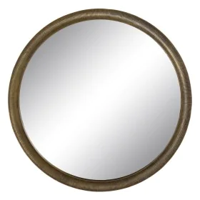 Miroir mural 88,2 x 2,5 x 88,2 cm Rond Doré Aluminium de BigBuy Home, Miroirs muraux - Réf : S8802795, Prix : 197,42 €, Remis...