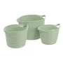 Set di Cesti Corda Verde Chiaro 26 x 26 x 33 cm (3 Pezzi) di BigBuy Home, Cesti portaoggetti - Rif: S8802816, Prezzo: 35,44 €...