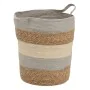 Juego de Cestos Natural Gris Fibra natural 48 x 48 x 42 cm (3 Piezas) de BigBuy Home, Cestos de almacenaje - Ref: S8802824, P...