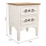 Mesa de Cabeceira Alexandra House Living Branco 38 x 62 x 48 cm de Alexandra House Living, Mesinhas de cabeceira - Ref: D1631...