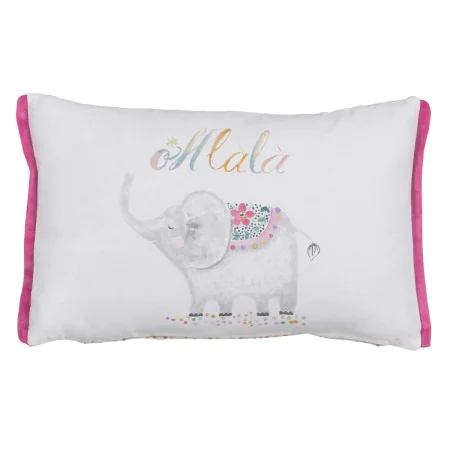 Cushion Children's Elephant 100% cotton 45 x 30 cm by BigBuy Home, Cushions - Ref: S8802871, Price: 22,86 €, Discount: %