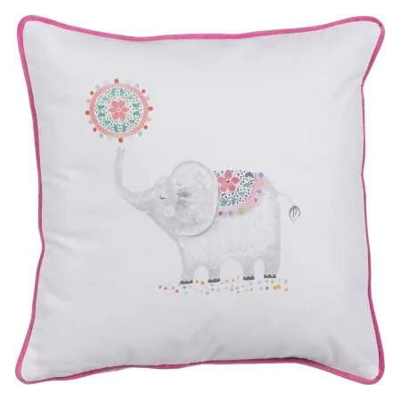 Coussin Enfant Eléphant 45 x 45 cm 100 % coton de BigBuy Home, Coussins - Réf : S8802872, Prix : 23,23 €, Remise : %