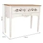 Hall Table with Drawers Alexandra House Living White Fir wood MDF Wood 46 x 90 x 110 cm by Alexandra House Living, Tables - R...