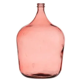 Decorative container 36,5 x 36,5 x 56 cm Pink recycled glass by BigBuy Home, Vases - Ref: S8802902, Price: 84,48 €, Discount: %