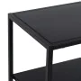 Meubles de télévision 80 x 30 x 81 cm Noir Acier de BigBuy Home, Tables et supports de télévision - Réf : S8802927, Prix : 10...