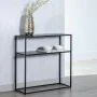 Mueble de TV 80 x 30 x 81 cm Negro Acero de BigBuy Home, Mesas y soportes para TV - Ref: S8802927, Precio: 100,97 €, Descuent...