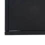 Mueble de TV 120 x 32 x 55 cm Negro Acero de BigBuy Home, Mesas y soportes para TV - Ref: S8802930, Precio: 263,74 €, Descuen...