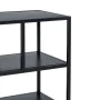 Meubles de télévision 120 x 32 x 55 cm Noir Acier de BigBuy Home, Tables et supports de télévision - Réf : S8802930, Prix : 2...