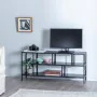 TV furniture 120 x 32 x 55 cm Black Steel by BigBuy Home, TV tables and stands - Ref: S8802930, Price: 263,74 €, Discount: %