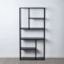 Shelves 90 x 30 x 188 cm Black Steel by BigBuy Home, Standing Shelf Units - Ref: S8802931, Price: 230,77 €, Discount: %