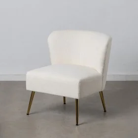 Armchair 66 x 65 x 72 cm Synthetic Fabric Metal White by BigBuy Home, Chairs - Ref: S8802932, Price: 234,14 €, Discount: %