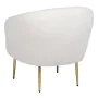 Fauteuil 75 x 70 x 74 cm Tissu Synthétique Métal Blanc de BigBuy Home, Chaises - Réf : S8802933, Prix : 331,84 €, Remise : %