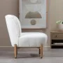 Armchair 62 x 75 x 74 cm Synthetic Fabric Metal White by BigBuy Home, Chairs - Ref: S8802934, Price: 285,54 €, Discount: %