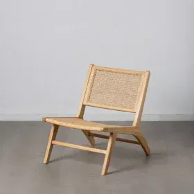 Armchair Natural Wood Rattan 60,5 x 73,5 x 72,5 cm by BigBuy Home, Chairs - Ref: S8802956, Price: 254,67 €, Discount: %