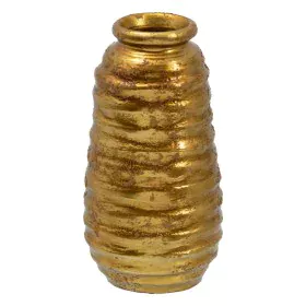 Vase aus Keramik Gold 15 x 15 x 30 cm von BigBuy Home, Vasen - Ref: S8802969, Preis: 28,80 €, Rabatt: %