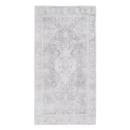 Alfombra 80 x 150 cm Gris Poliéster Algodón de BigBuy Home, Alfombras - Ref: S8802976, Precio: 40,55 €, Descuento: %