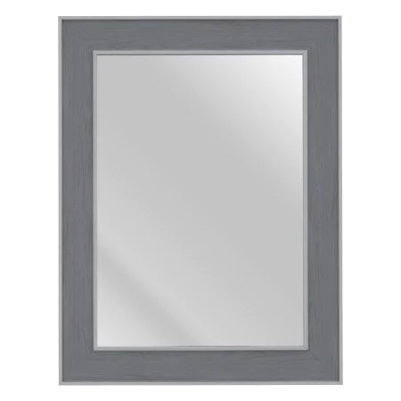 Espejo de pared 66 x 2 x 86 cm Gris Madera Blanco de BigBuy Home, Espejos de pared - Ref: S8802986, Precio: 120,77 €, Descuen...