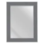 Miroir mural 66 x 2 x 86 cm Gris Bois Blanc de BigBuy Home, Miroirs muraux - Réf : S8802986, Prix : 120,77 €, Remise : %