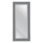 Miroir mural 56 x 2 x 126 cm Gris Bois Blanc de BigBuy Home, Miroirs muraux - Réf : S8802987, Prix : 139,26 €, Remise : %