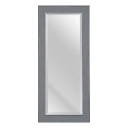 Miroir mural 56 x 2 x 126 cm Gris Bois Blanc de BigBuy Home, Miroirs muraux - Réf : S8802987, Prix : 139,26 €, Remise : %