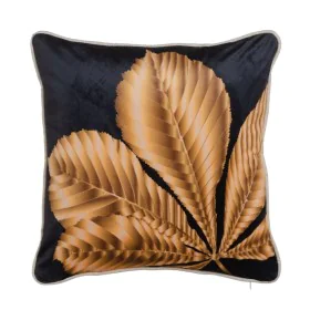 Cushion Black Golden Polyester 45 x 45 cm by BigBuy Home, Cushions - Ref: S8802997, Price: 22,01 €, Discount: %