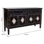 Buffet Alexandra House Living Noir Métal verre Bois d'épicéa 38 x 80 x 140 cm de Alexandra House Living, Buffets, crédences e...