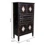 Armoire Alexandra House Living Noir verre Bois d'épicéa 100 % Métal Bois MDF 38 x 142 x 80 cm de Alexandra House Living, Pend...