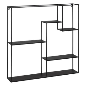 Scaffale 70 x 13 x 70 cm Nero Metallo di BigBuy Home, Unità di mensole - Rif: S8803107, Prezzo: 64,54 €, Sconto: %