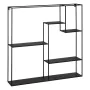 Estantería 70 x 13 x 70 cm Negro Metal de BigBuy Home, Unidades de estanterías - Ref: S8803107, Precio: 66,60 €, Descuento: %