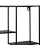 Estantería 70 x 13 x 70 cm Negro Metal de BigBuy Home, Unidades de estanterías - Ref: S8803107, Precio: 66,60 €, Descuento: %