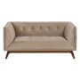 Sofa 156 x 81 x 72 cm Champagne Synthetic Fabric Wood Velvet by BigBuy Home, Sofas & Couches - Ref: S8803119, Price: 887,46 €...