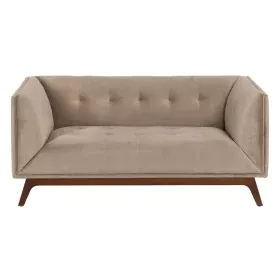 Sofá 156 x 81 x 72 cm Champanhe Tecido Sintético Madeira Veludo de BigBuy Home, Sofás - Ref: S8803119, Preço: 887,46 €, Desco...