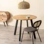 Mesa de Comedor 90 x 90 x 77 cm Natural Negro Madera Hierro de BigBuy Home, Mesas - Ref: S8803172, Precio: 226,34 €, Descuent...