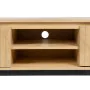 Mueble de TV MONTMARTRE 140 x 40 x 48 cm Natural Negro Madera Hierro de BigBuy Home, Mesas y soportes para TV - Ref: S8803184...