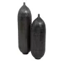 Vase Black 33 x 33 x 120 cm Aluminium by BigBuy Home, Vases - Ref: S8803225, Price: 202,92 €, Discount: %