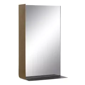 Espejo de pared 40 x 12 x 60 cm Negro Dorado Metal de BigBuy Home, Espejos de pared - Ref: S8803243, Precio: 100,38 €, Descue...